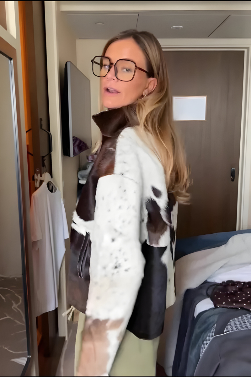 Mael | Στυλάτο μπουφάν με μοτίβο και φερμουάρ