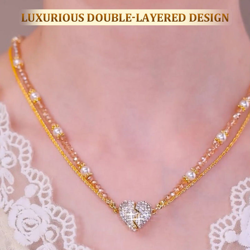 Dianara | Μαγνητική αλυσίδα με δύο ξεχωριστές καρδιές