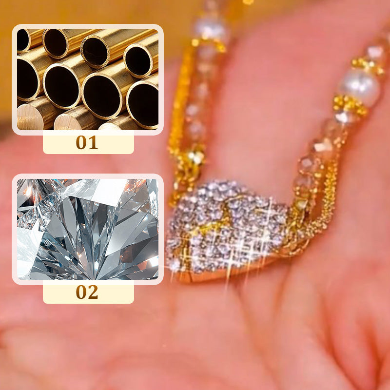 Dianara | Μαγνητική αλυσίδα με δύο ξεχωριστές καρδιές