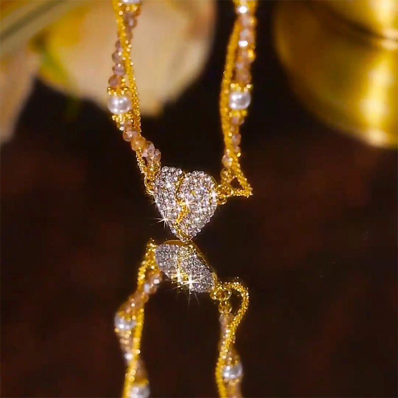 Dianara | Μαγνητική αλυσίδα με δύο ξεχωριστές καρδιές