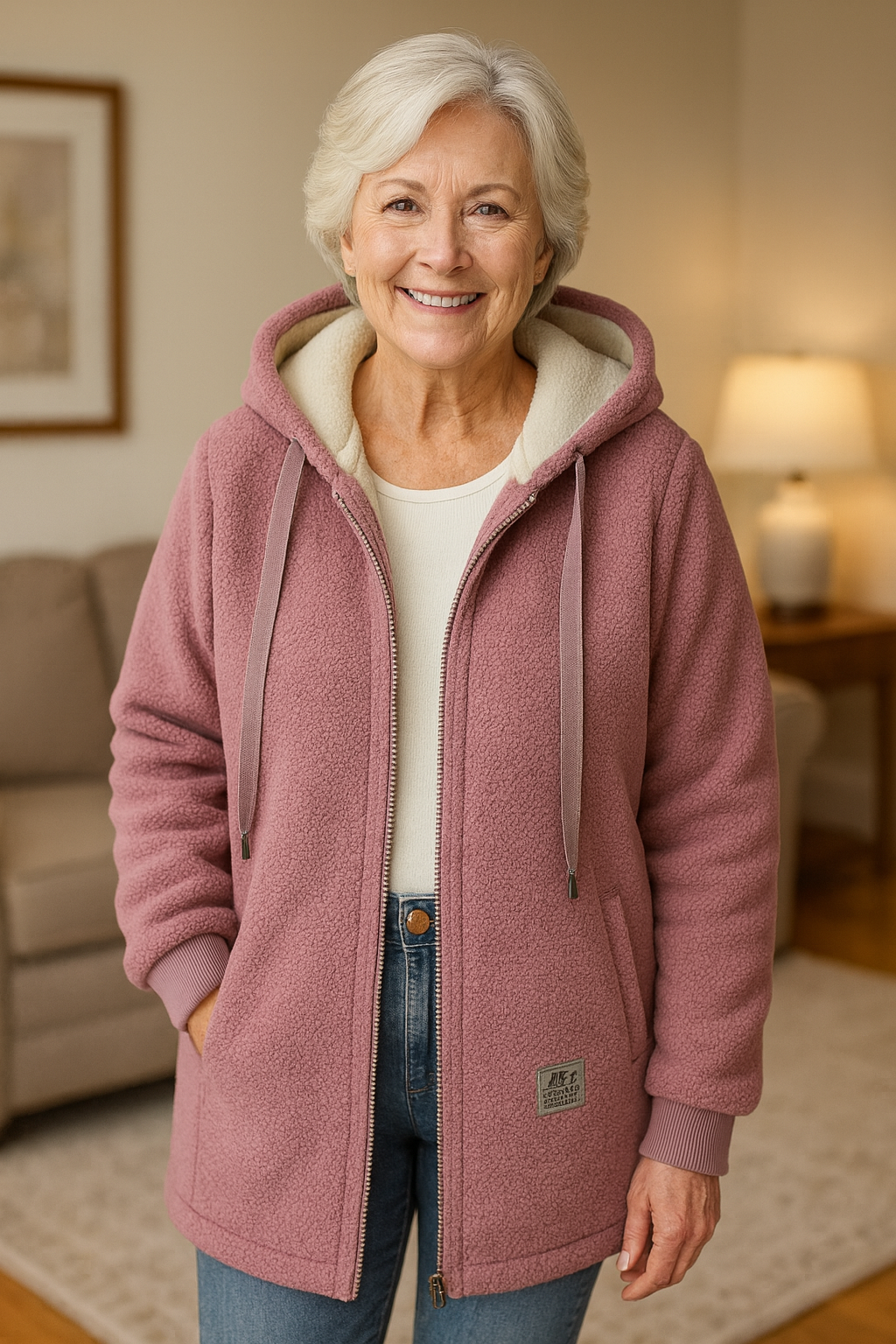 Aurelithen | Ζεστό και άνετο fleece μπουφάν