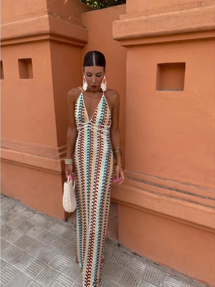 Cerai | Σύγχρονη κομψή μακριά φόρεμα