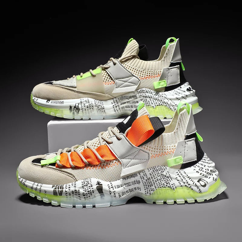 Macky | Χρωματιστά Αστικά Tennis για άνδρες με χοντρή σόλα