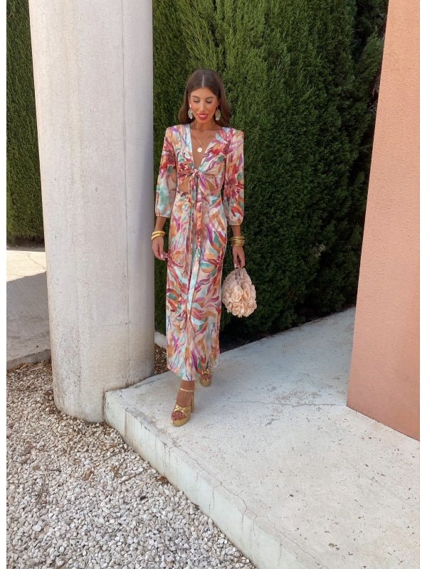 Danika | Κομψό φόρεμα με κοψίματα