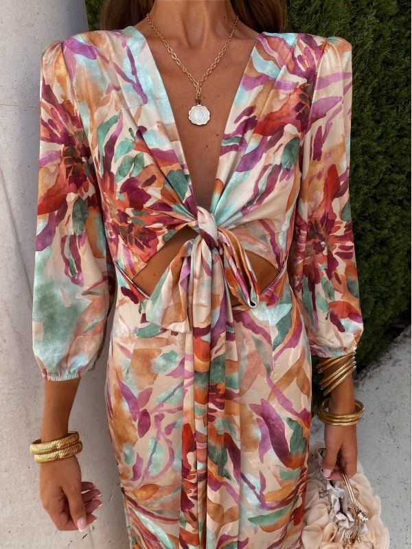 Danika | Κομψό φόρεμα με κοψίματα