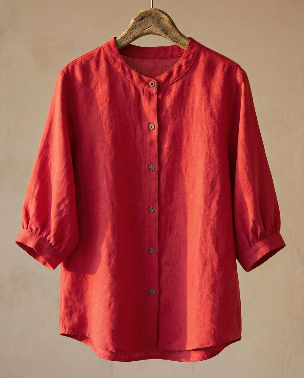 Cherie | Μπλούζα από βαμβάκι και λινό