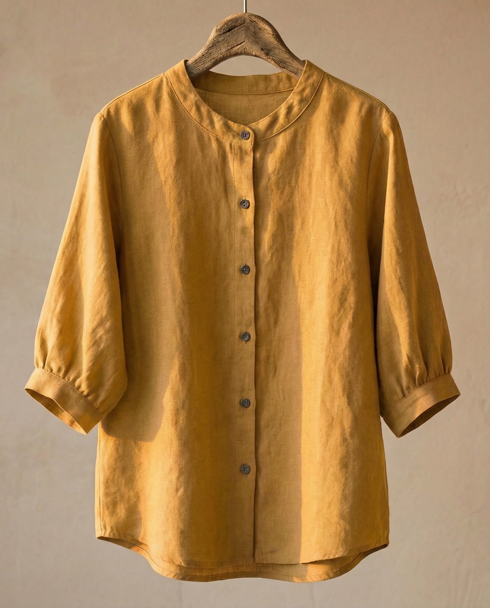 Cherie | Μπλούζα από βαμβάκι και λινό