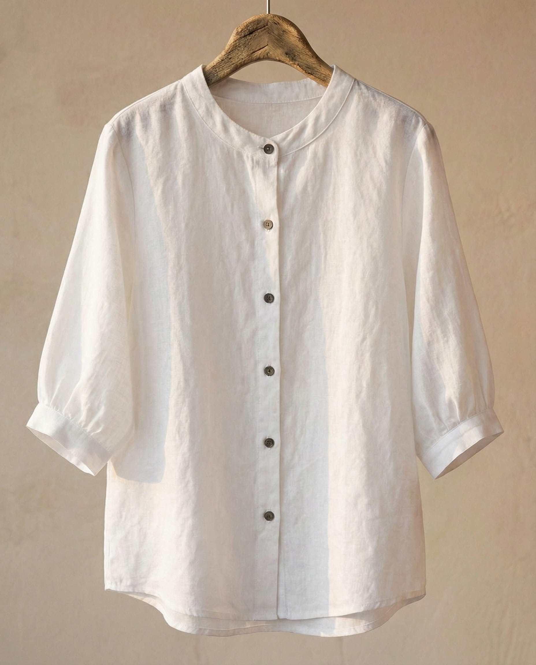 Cherie | Μπλούζα από βαμβάκι και λινό