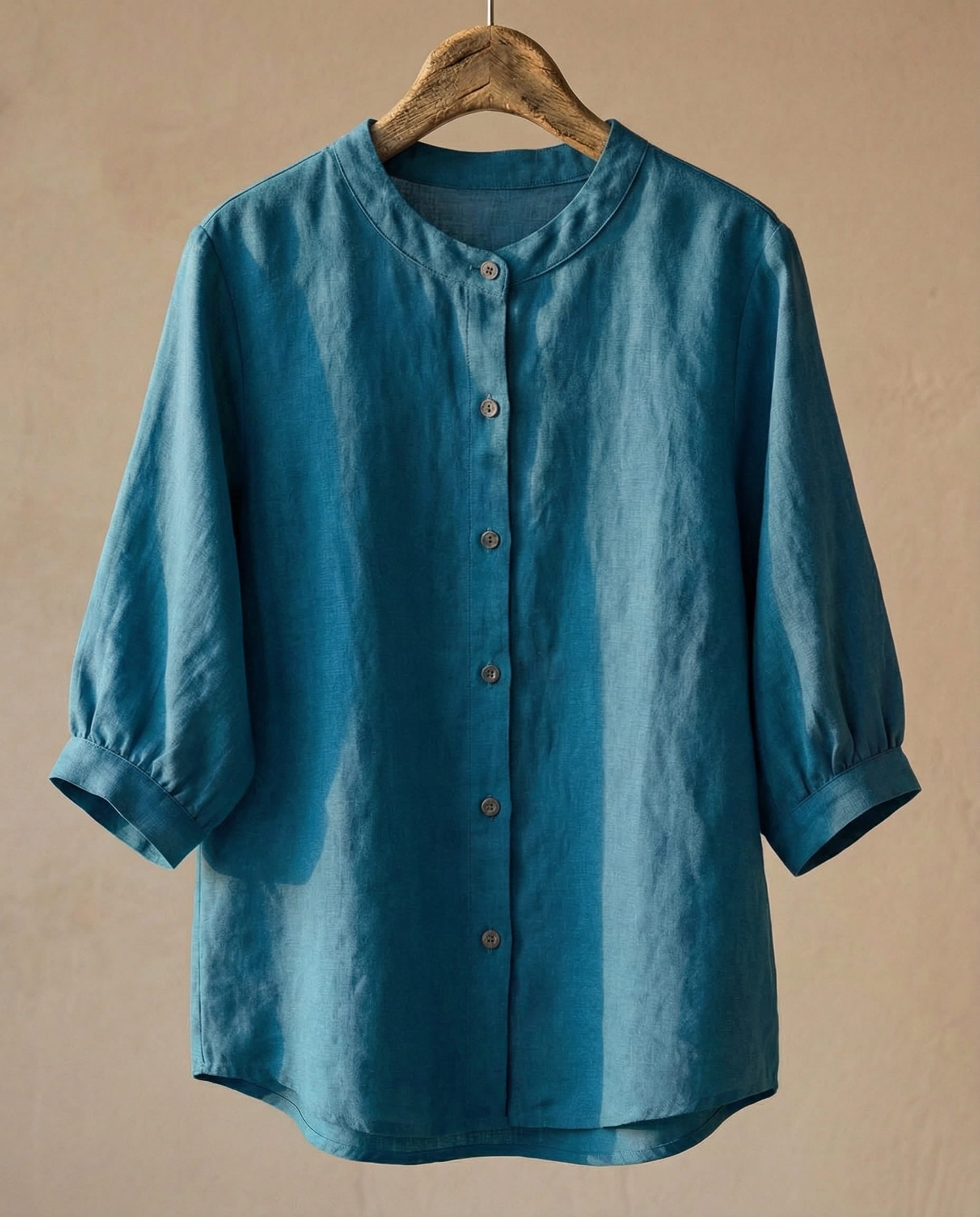 Cherie | Μπλούζα από βαμβάκι και λινό