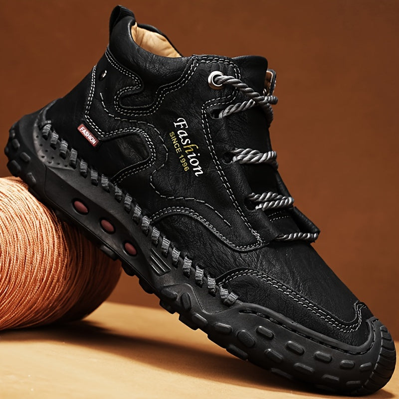 Kolman | Άνετα δερμάτινα μποτάκια με αντιολισθητική σόλα