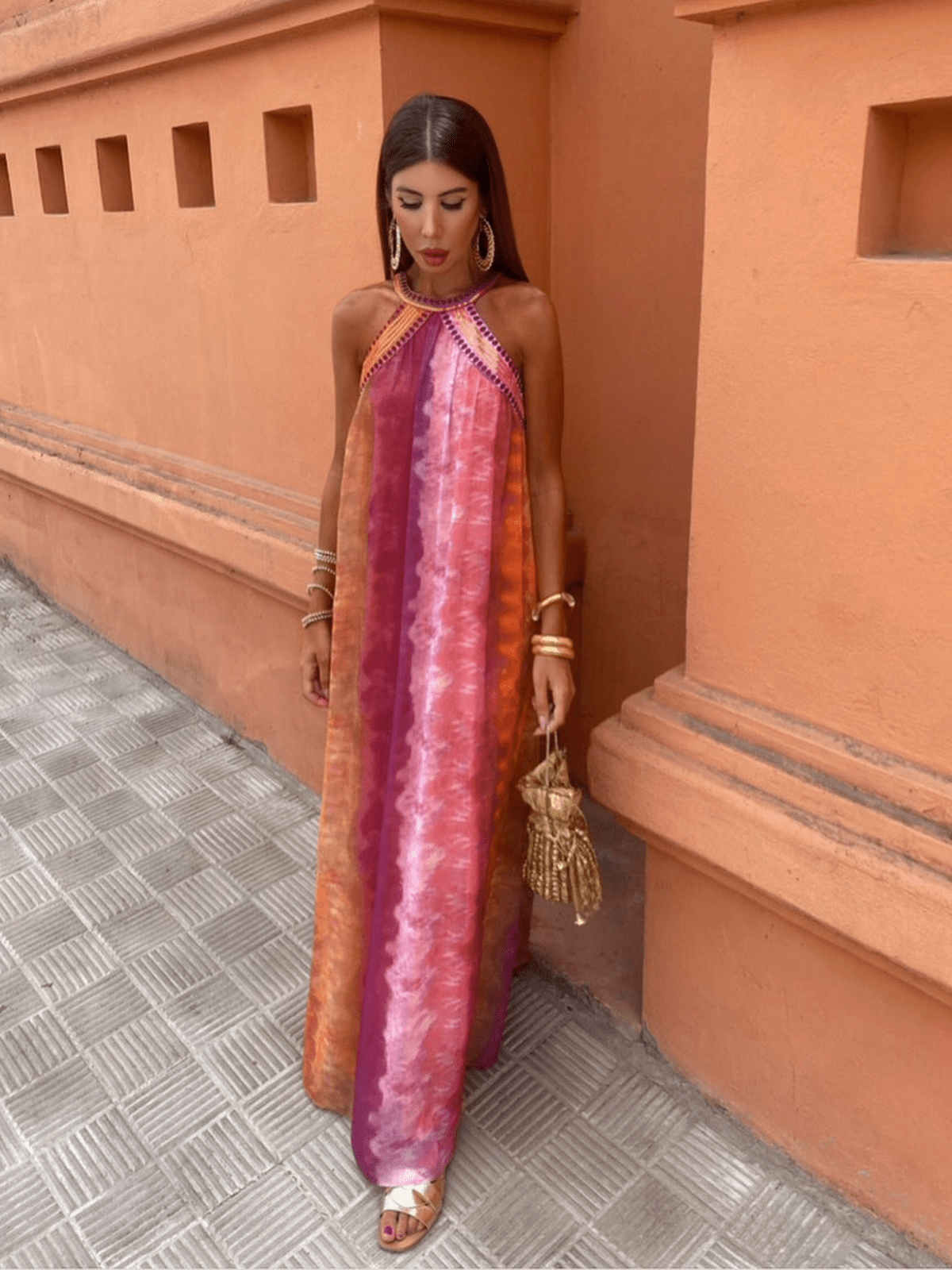 Λουτσιάνα | Καλοκαιρινό φόρεμα με εφέ ombre