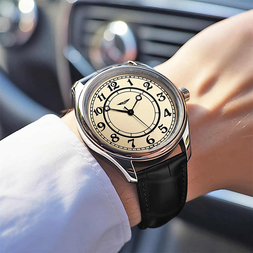 Σέρλοκ | Vintage Ρολοί με Δερμάτινο Λουράκι