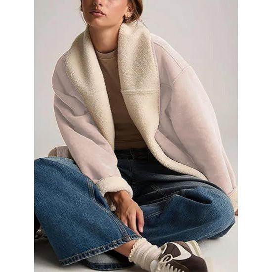 Sandy | Amoretti σουέτ πολυτελές μπουφάν